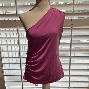 a new day One-Shoulder Pink Blouse